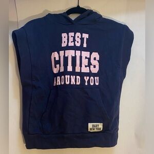 Zara Girls Hoodie New York Best Cities Around You Size 11/12